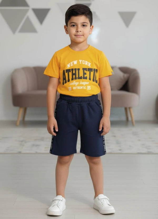 Multimarcas - Camiseta Menino em Malha Laranja 4