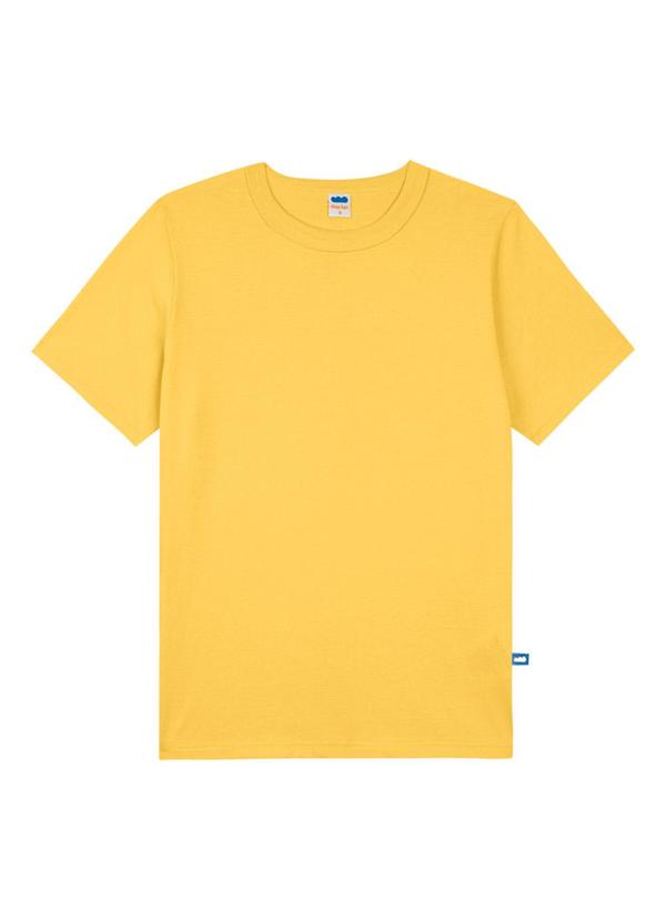 Marlan - Camiseta Menino em Meia Malha Penteada Amarelo 3