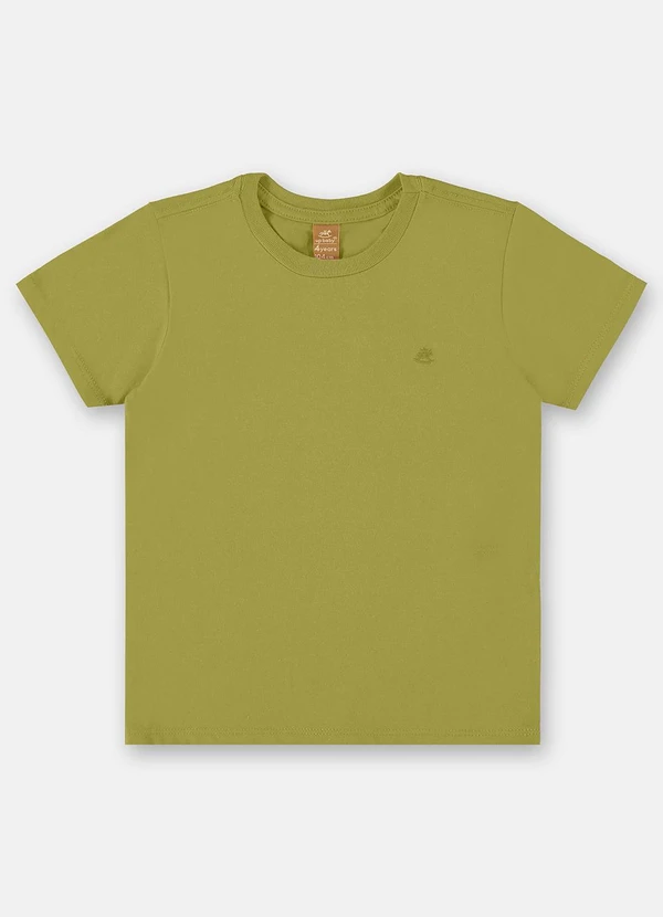 Up Baby - Camiseta Menino em Meia Malha Verde