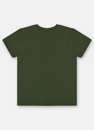 Up Baby - Camiseta Menino em Meia Malha Verde - UP BABY