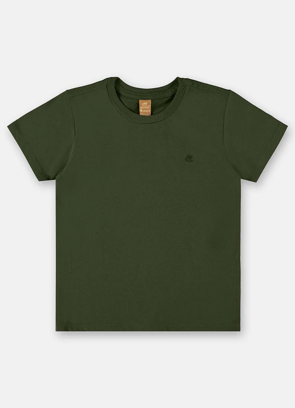 Up Baby - Camiseta Menino em Meia Malha Verde