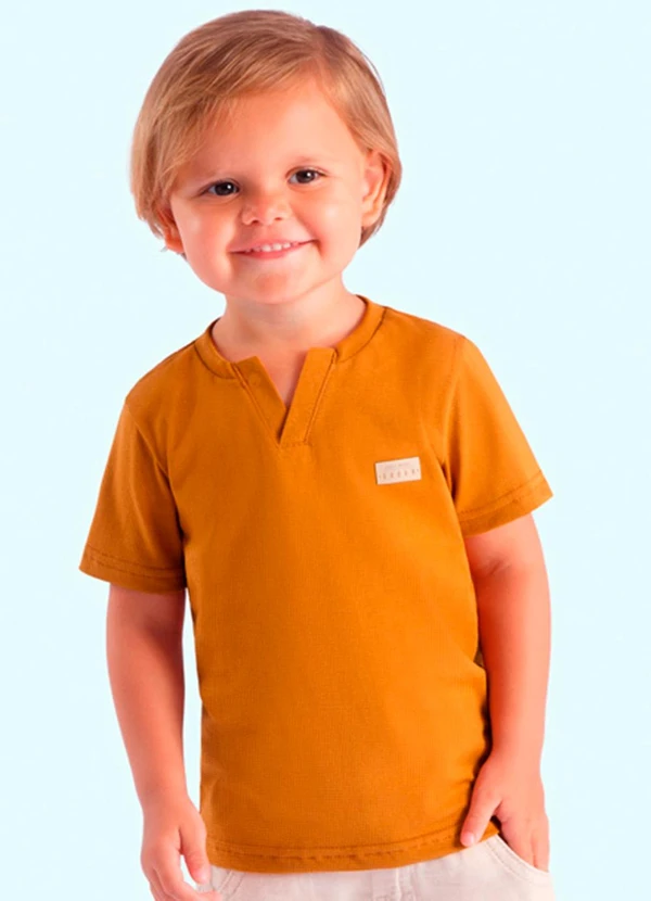 Ddk - Camiseta Menino Infantil Marrom