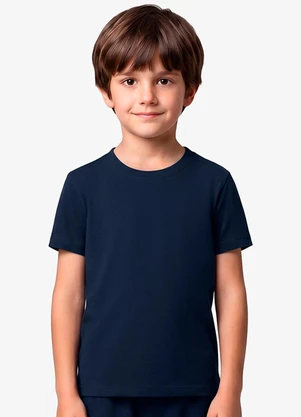 Rovi Kids - Camiseta Menino Manga Curta Azul - ROVI KIDS