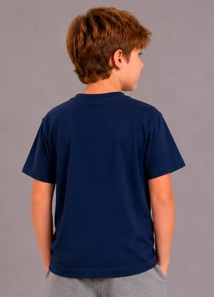 Rovi Kids - Camiseta Menino Manga Curta Azul - ROVI KIDS