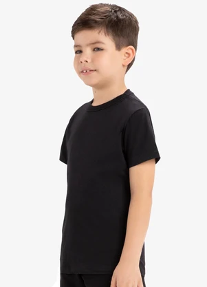 Rovi Kids - Camiseta Menino Manga Curta Preto - ROVI KIDS