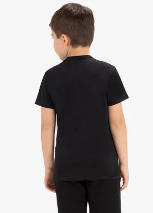 Rovi Kids - Camiseta Menino Manga Curta Preto - ROVI KIDS