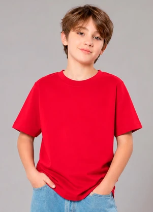 Rovi Kids - Camiseta Menino Manga Curta Vermelho - ROVI KIDS
