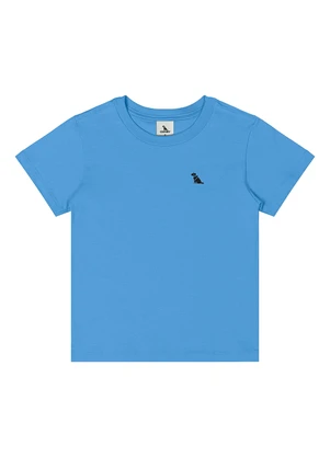 Quimby - Camiseta Menino Meia Malha Azul - QUIMBY