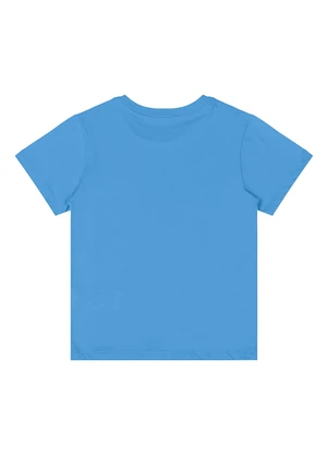 Quimby - Camiseta Menino Meia Malha Azul - QUIMBY