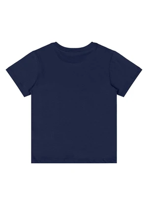 Quimby - Camiseta Menino Meia Malha Azul - QUIMBY