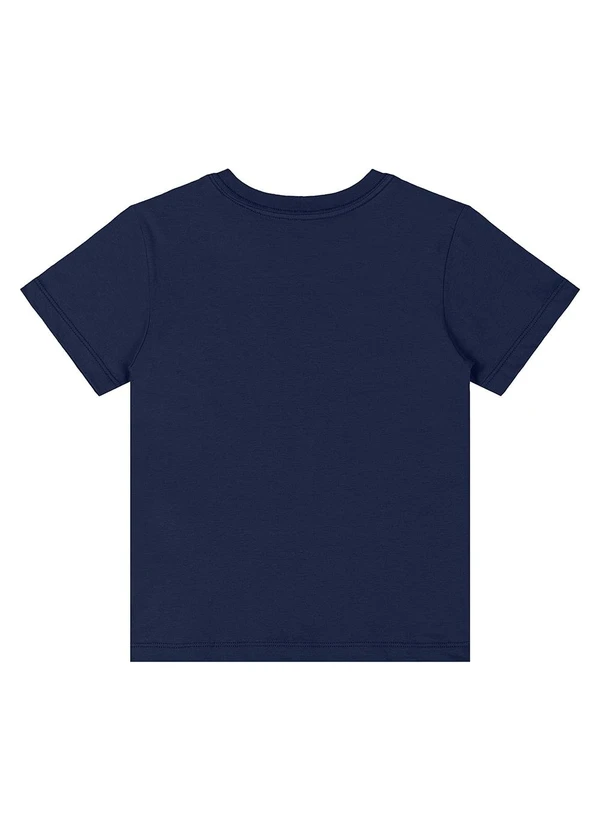 Quimby - Camiseta Menino Meia Malha Azul 4