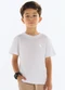 Quimby - Camiseta Menino Meia Malha Azul - variação: Branco