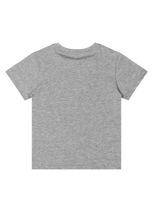 Quimby - Camiseta Menino Meia Malha Cinza - QUIMBY