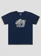 Reirex - Camiseta Menino Meia Malha Estampada Verde - variação: Azul
