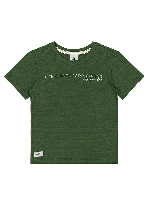 Quimby - Camiseta Menino Meia Malha Flamê Verde 3