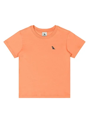 Quimby - Camiseta Menino Meia Malha Laranja - QUIMBY