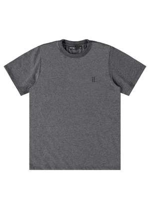 Ioluig - Camiseta Menino Meia Malha Penteada Cinza - IOLUIG