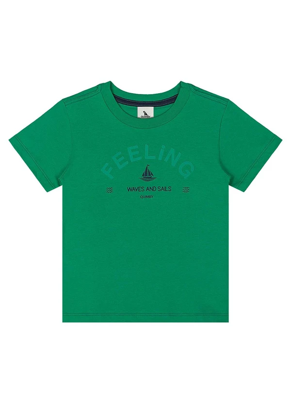 Quimby - Camiseta Menino Meia Malha Verde 3