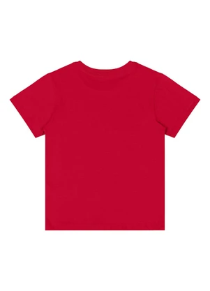 Quimby - Camiseta Menino Meia Malha Vermelho - QUIMBY