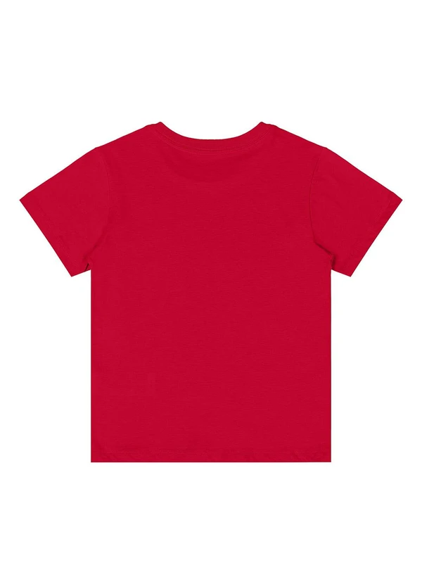 Quimby - Camiseta Menino Meia Malha Vermelho 2