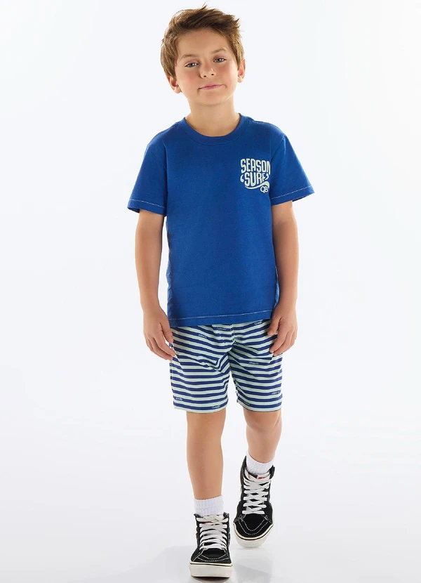 Quimby - Camiseta Menino Season Surf Azul 2