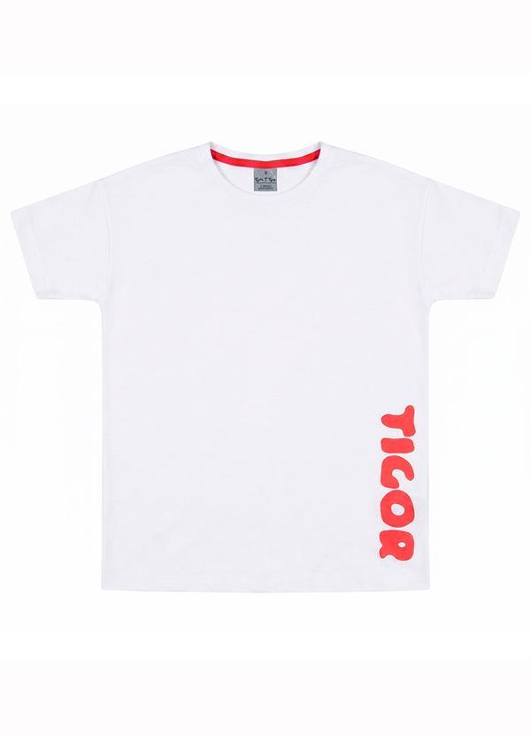 Tigor T Tigre - Camiseta Menino Tigor T. Tigre Branco