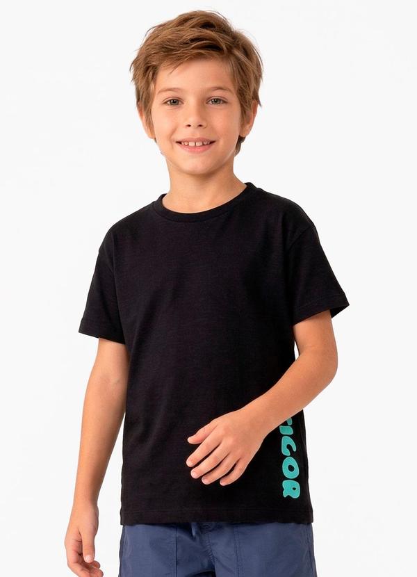Tigor T Tigre - Camiseta Menino Tigor T. Tigre Preto