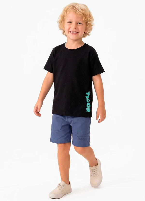 Tigor T Tigre - Camiseta  Menino Tigor T. Tigre Preto 3