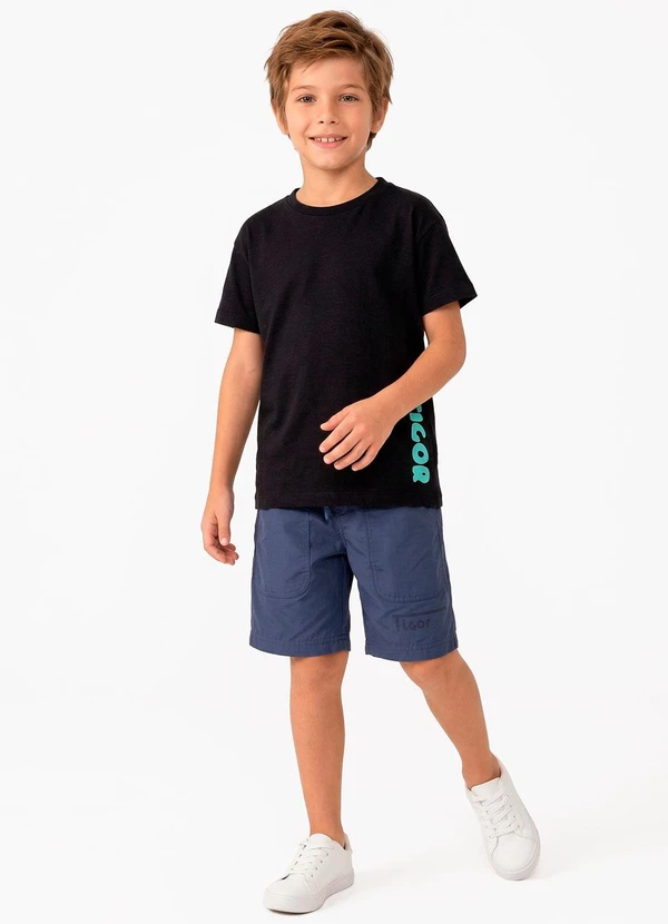 Tigor T Tigre - Camiseta  Menino Tigor T. Tigre Preto 4