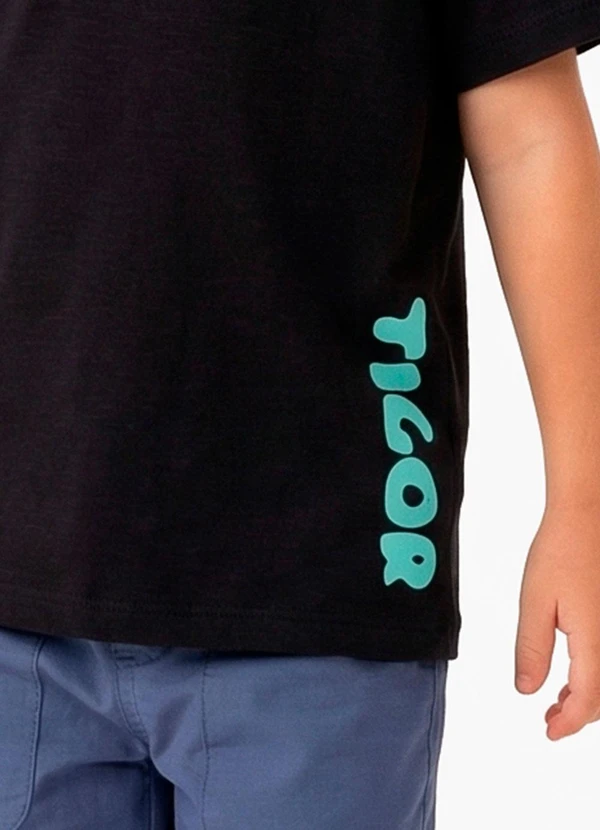 Tigor T Tigre - Camiseta  Menino Tigor T. Tigre Preto 6