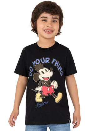 Malwee Kids - Camiseta Mickey Mouse® MeninoPreto - MALWEE KIDS