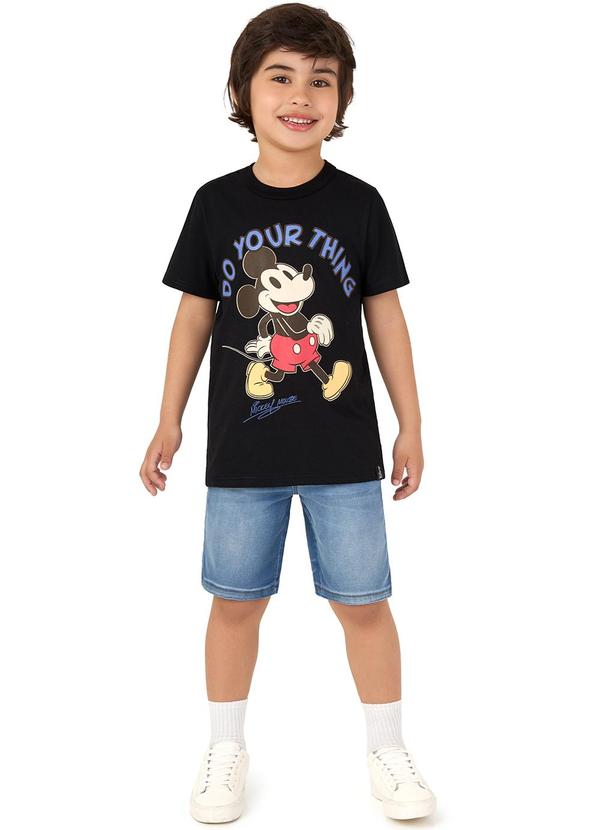 Malwee Kids - Camiseta Mickey Mouse® MeninoPreto 1