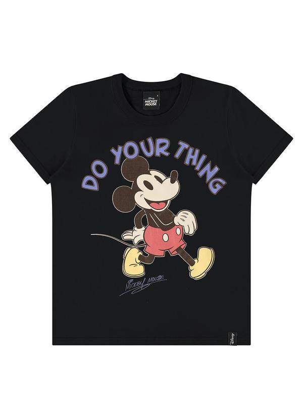 Malwee Kids - Camiseta Mickey Mouse® MeninoPreto 3