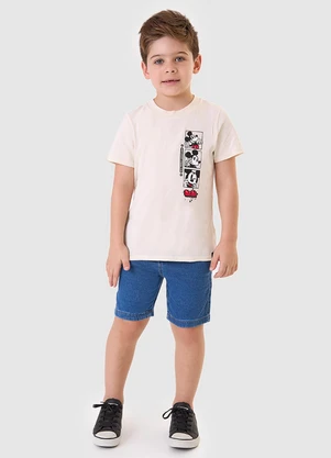 Malwee Kids - Camiseta Mickey Mouse® Off White - MALWEE KIDS