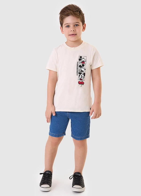 Malwee Kids - Camiseta Mickey Mouse® Off White 2