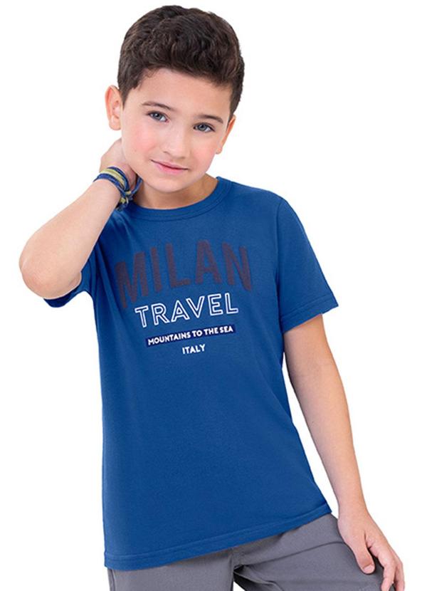 Alenice - Camiseta Milan Menino Azul