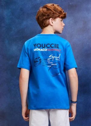 Youccie - Camiseta Monaco Azul Azul - YOUCCIE
