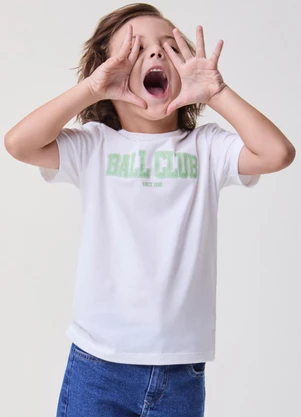 Bimbi - Camiseta Off Ball Club Off White - BIMBI