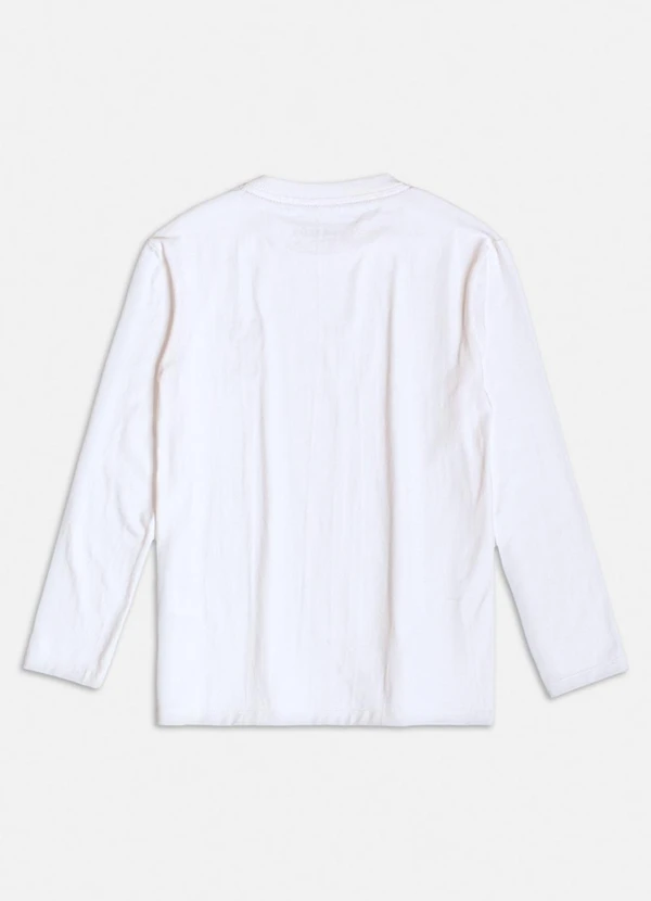 Youccie - Camiseta Off White com Estampa Branco 2