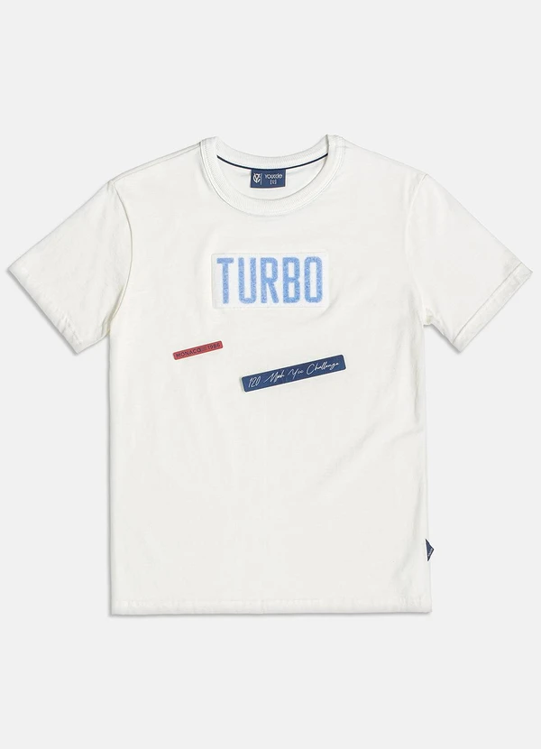 Youccie - Camiseta Off White com Patch Bordado Pérola 5