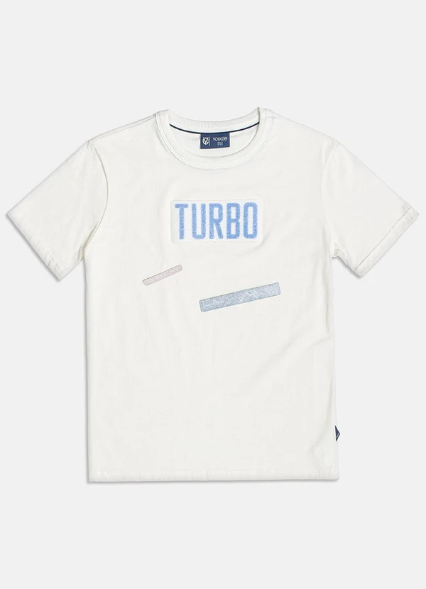 Youccie - Camiseta Off White com Patch Bordado Pérola 6