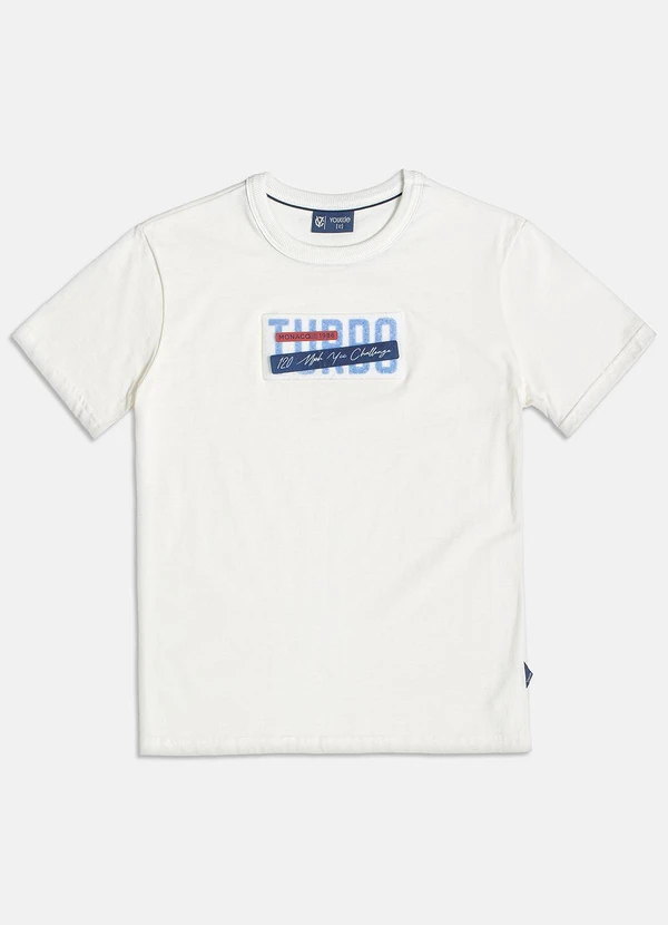 Youccie - Camiseta Off White com Patch Bordado Pérola 7