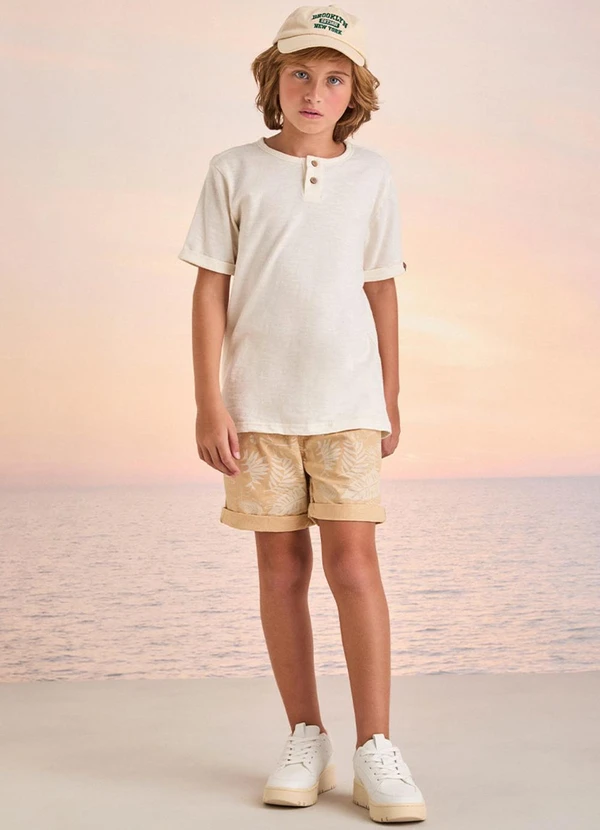 Youccie - Camiseta Off White com Peitilho Off White 3