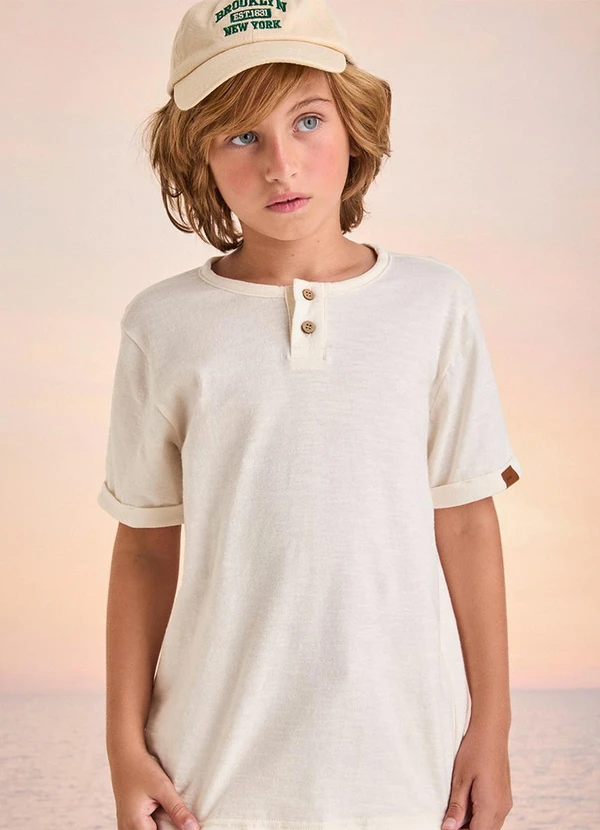 Youccie - Camiseta Off White com Peitilho Off White 5