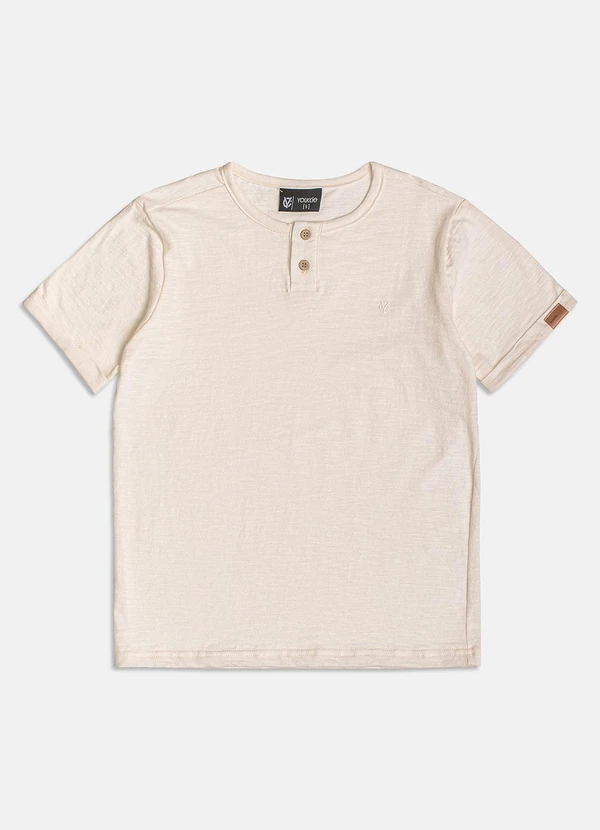 Youccie - Camiseta Off White com Peitilho Off White 7