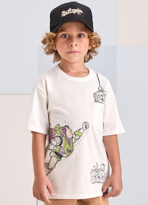Youccie - Camiseta Off White do Buzz Lightyear Off White