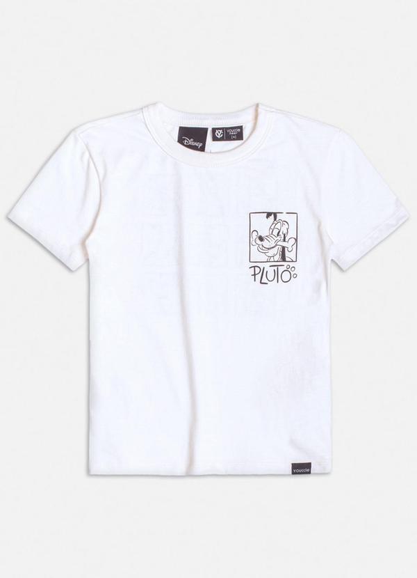 Youccie - Camiseta Off White do Pluto Branco