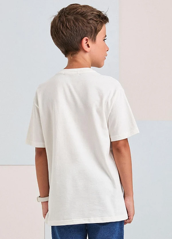 Youccie - Camiseta Off White do Stitch Pérola 2