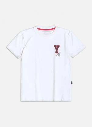 Youccie - Camiseta Off White Estampada Branco - YOUCCIE