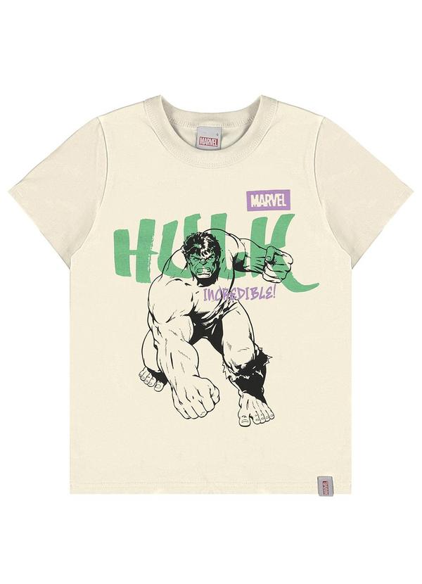 Malwee Kids - Camiseta Off White Hulk® Menino